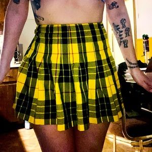 Vintage 90s limited Plaid Skort